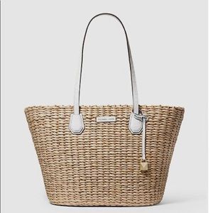 Michael Kors. Woven straw tote.